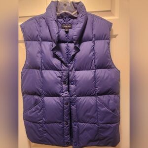 Lands End Down Filled Puffer Vest EUC 34-38